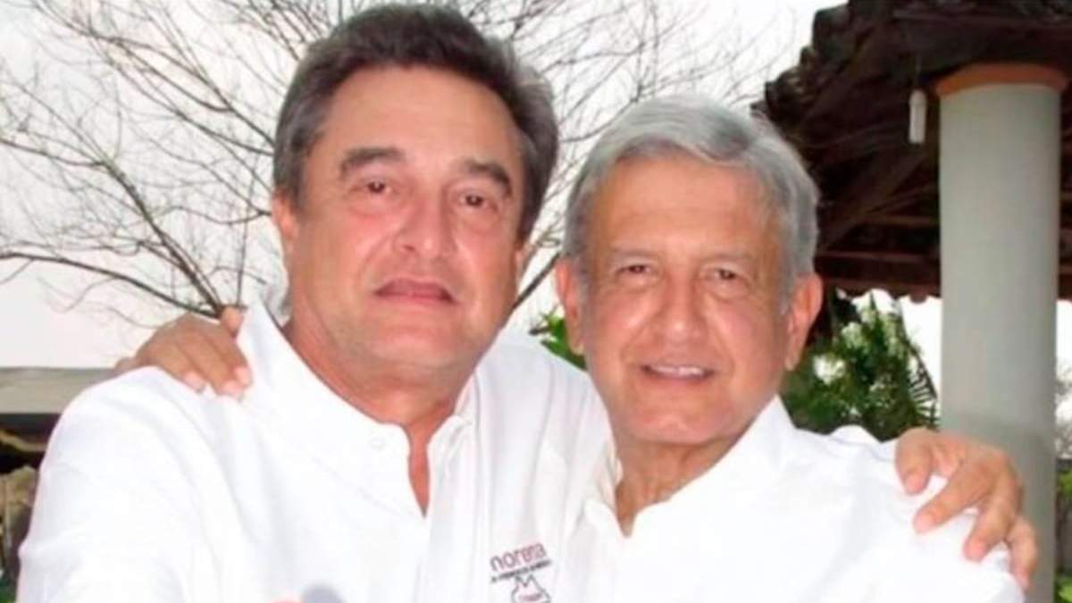 Pío y Andrés Manuel López Obrador