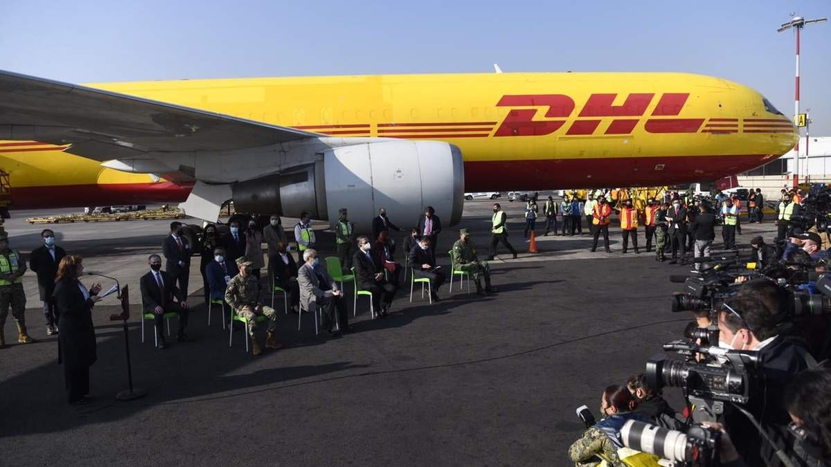 El evento en el que se recibieron las primeras 3 mil dosis de la vacuna contra el covid-19