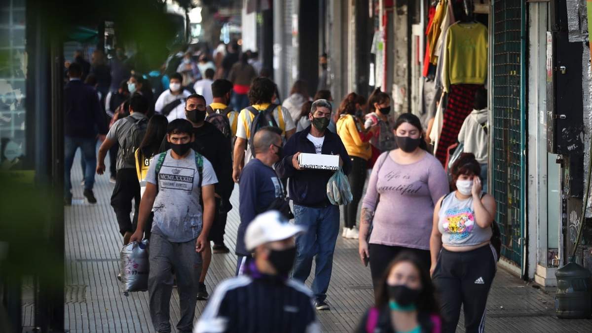 Contagios de coronavirus en Argentina. Fuente: (Twitter)
