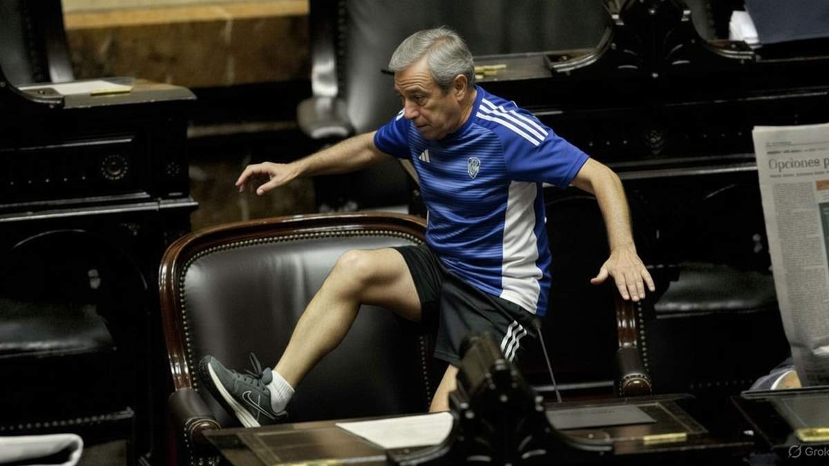 Borocotó inventó el deporte de la política argentina: el "salto de banca".