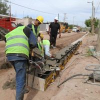 Más de 60 familias se beneficiarán de las obras que se ejecutan en el barrio Hi.Be.Pa