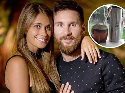 Por encargo y personalizados: Leo Messi y Antonela Roccuzzo presumen de sus equipos de mate