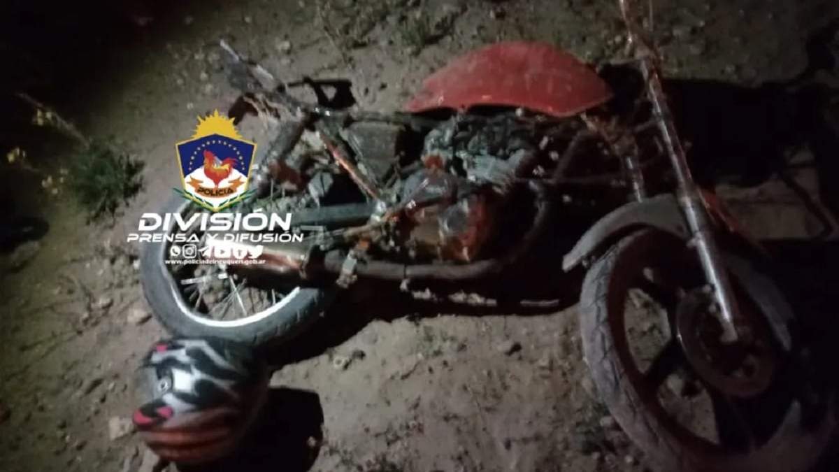 Hombre demorado por el robo de una moto. Fuente Policía Neuquén