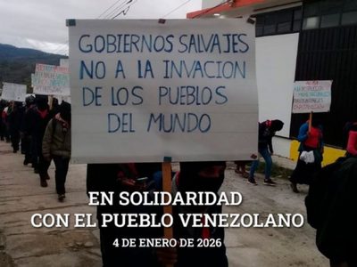 EZLN externa su solidaridad con el pueblo de Venezuela tras captura de Maduro