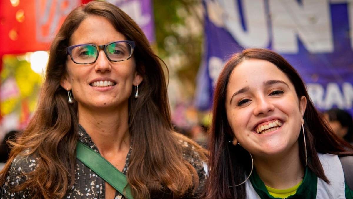 Elizabeth Gómez Alcorta y Ofelia Fernández. Fuente: (Twitter)