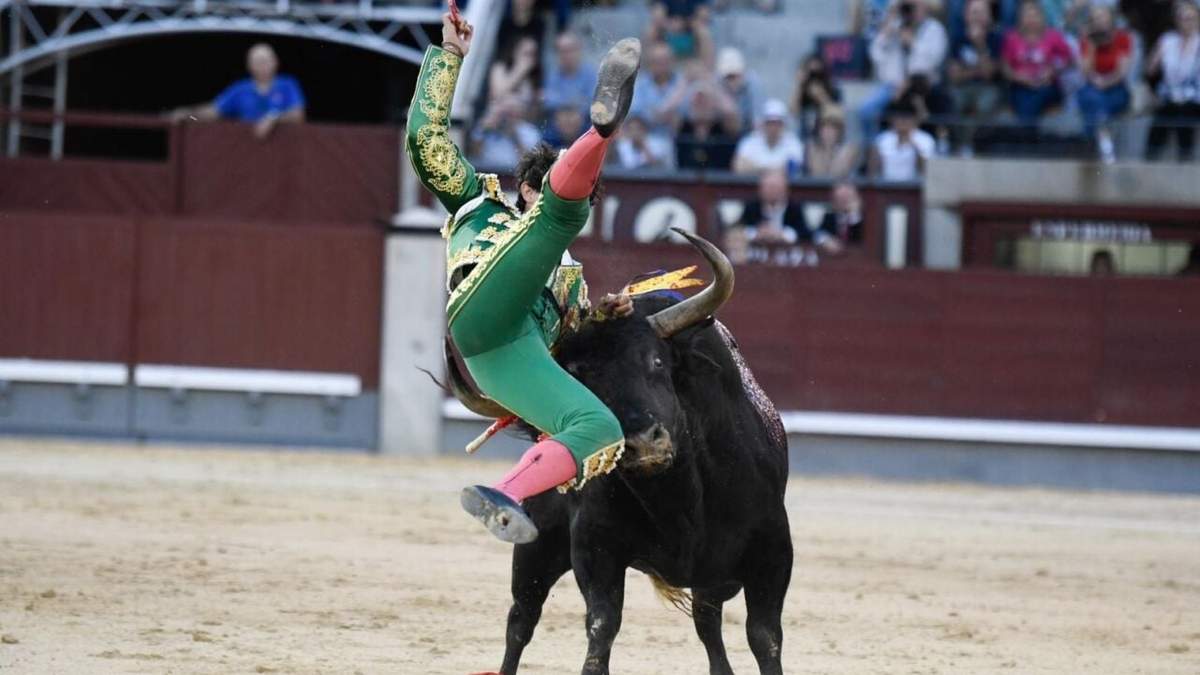 Isaac Fonseca, cogido por el toro de Torrestrella