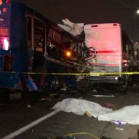 Choque de autobuses en la México-Pachuca deja 11 muertos (Video)