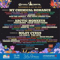 Corona Capital 2022 sorprende con My Chemical Romance, Arctic Monkeys y Miley Cyrus