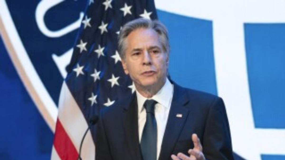 El secretario de Estado Antony Blinken en Arlington, Virginia, el 21 de noviembre del 2024
