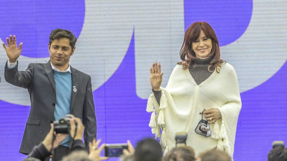 Axel Kicillof y Cristina Kirchner