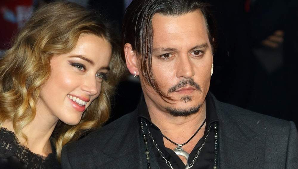 Johnny Depp y Amber Heard. Fuente: (Instagram)