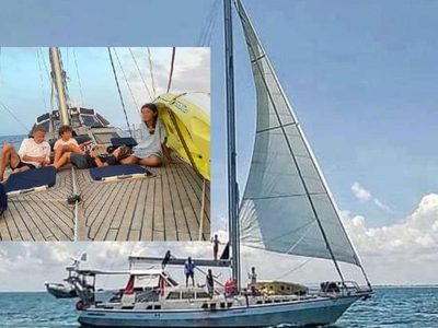 Familia Irigoyen navega por el mundo durante tres años; arriba velero a Veracruz