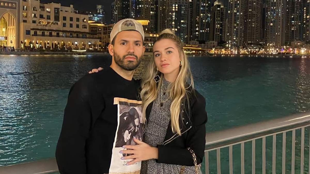 Sofía Calzetti y el Kun Agüero. Fuente: (Instagram)