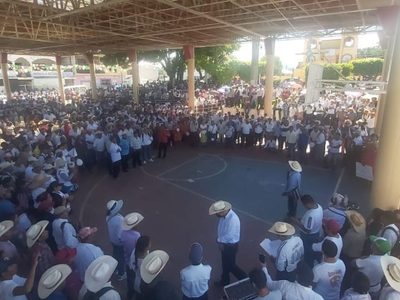 Miles marchan en Chicomuselo para exigir acciones contra la violencia en Chiapas (Video)