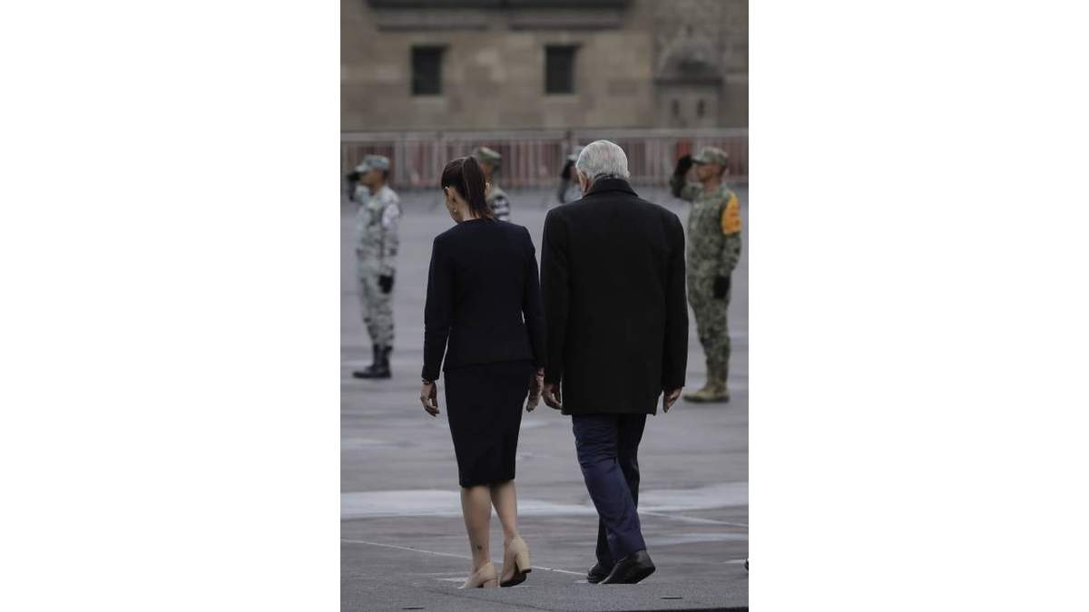 La presidenta entrante, Claudia Sheinbaum, y el saliente, Andrés Manuel López Obrador