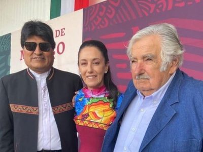 Sheinbaum presume foto con Evo Morales y José Mujica; "compartimos la lucha por la transformación"