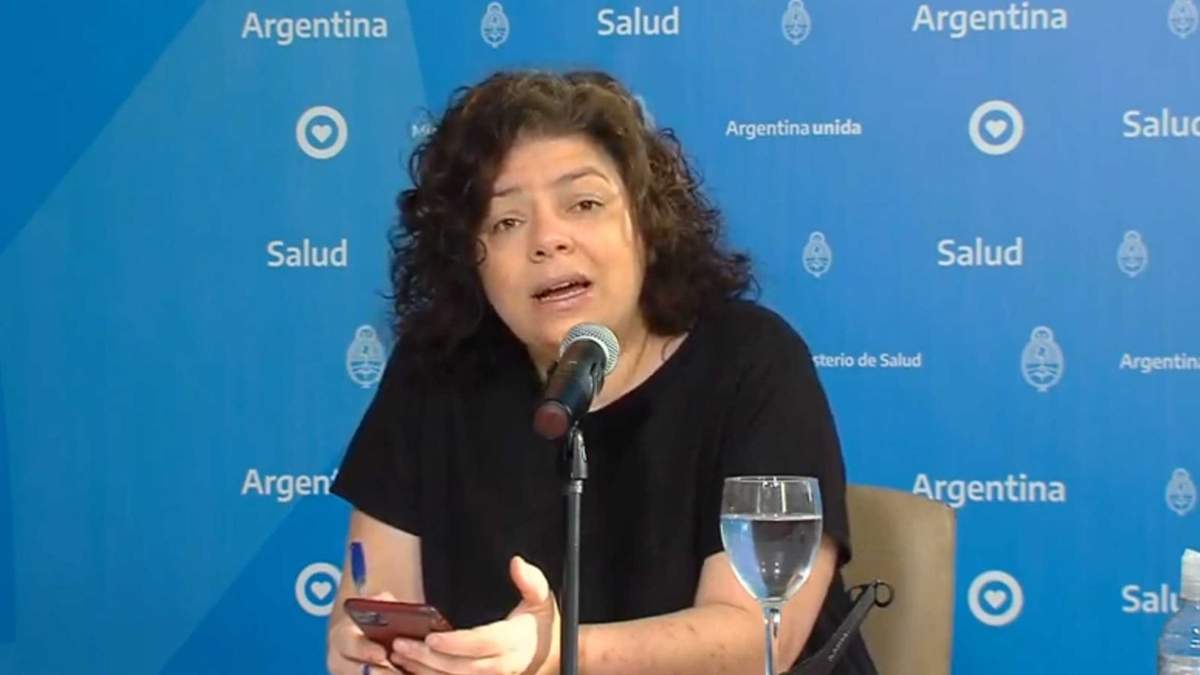 Carla Vizzotti, ministra de Salud de la Nación. Fuente: (Twitter)
