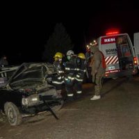 Impactante choque frontal en San Martín de los Andes