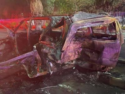 Choca contra una camioneta familiar, mata a pareja y deja huérfanos a tres menores