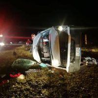 Integrantes del éxodo migrante sufren accidente en SLP