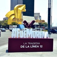 Colectivos repudian tinte partidista del antimonumento del PAN para recordar a víctimas de Línea 12
