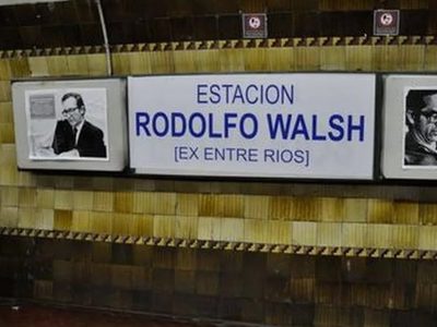 Polémica en CABA: buscan quitarle el nombre de Rodolfo Walsh a una estación de trenes