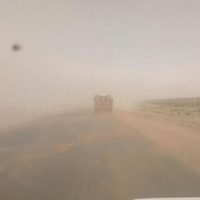 Atención: visibilidad reducida por el viento entre Arroyito y Senillosa