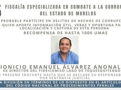 Detención y prisión preventiva para ex colaborador de Cuauhtémoc Blanco por peculado en Cuautla
