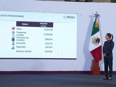 Sheinbaum pide recortar presupuesto de organismos autónomos y subir salario de militares