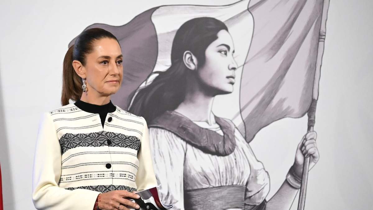 La presidenta Claudia Sheinbaum