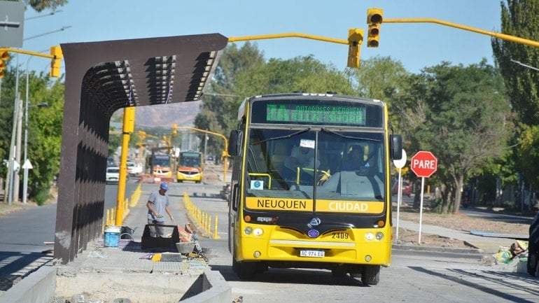Metrobús de Neuquén Fuente: (Twitter)