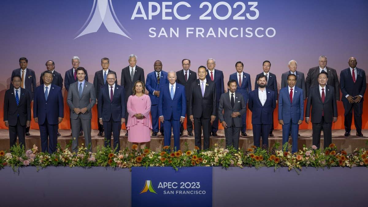La "foto de familia" en la cumbre de la APEC