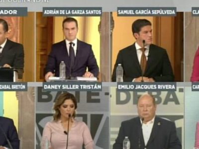 Predominaron las acusaciones y desmarques en el debate por la gubernatura de NL