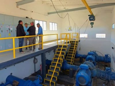 La provincia reparó y puso en marcha la estación de bombeo la Picacita en Picún Leufú