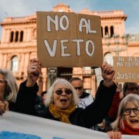 Movimientos sociales se unen a los jubilados para la marcha contra el veto de Javier Milei