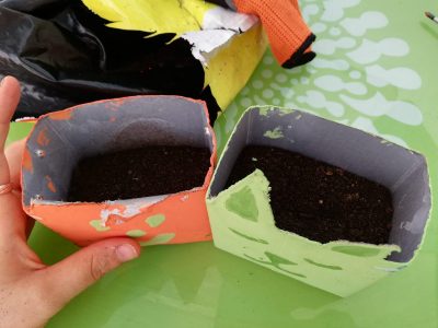 Con la caja de leche que ibas a tirar, creá la macetita más chic para tus plantas y dale un toque glam a tu hogar