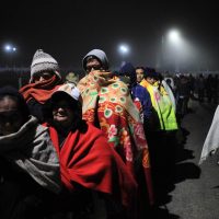 100 mil chiapanecos madrugaron en el frío para escuchar al Papa