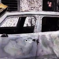 El video que muestra como inició el incendio en Parque Chas que terminó con la explosión de dos autos