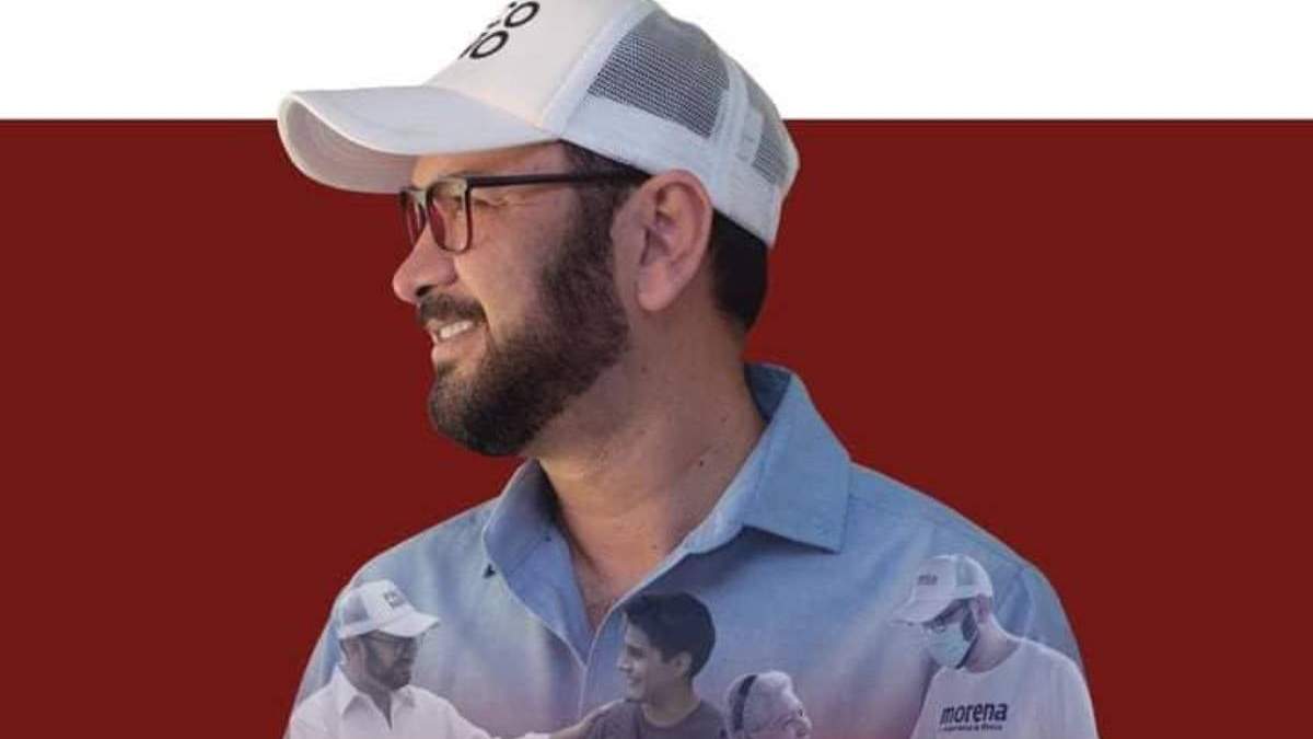 Propaganda política del candidato morenista Francisco Javier Niño Hernández