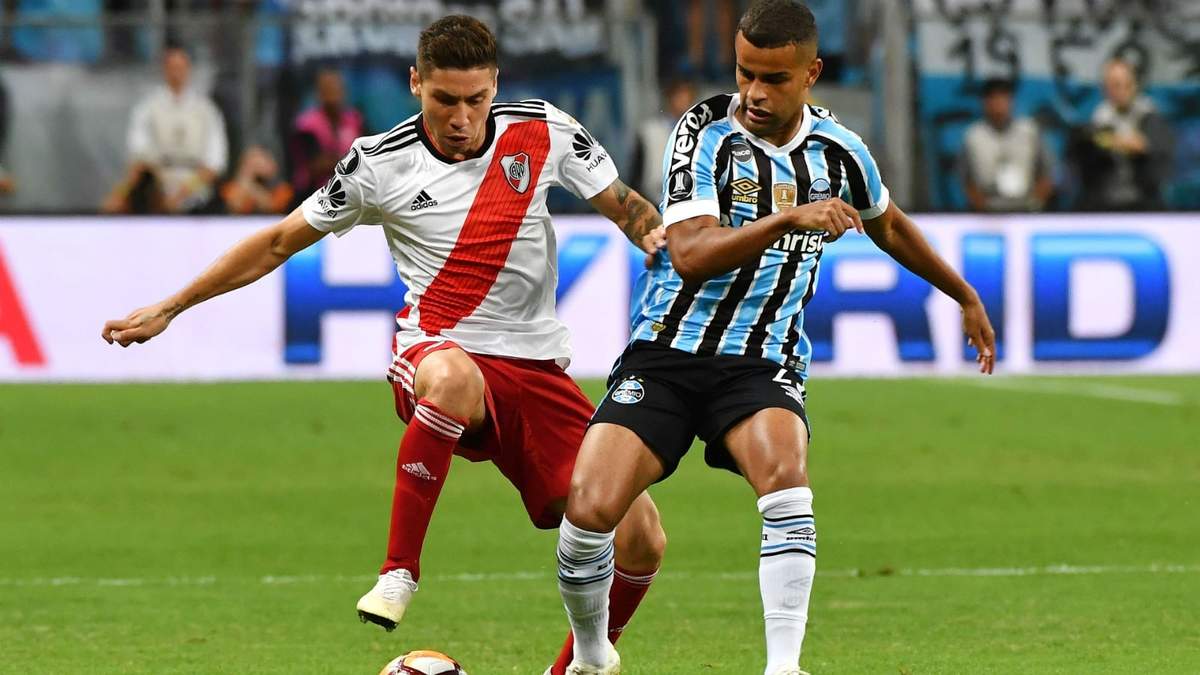 River vs Gremio en 2018. Fuente (Instagram)