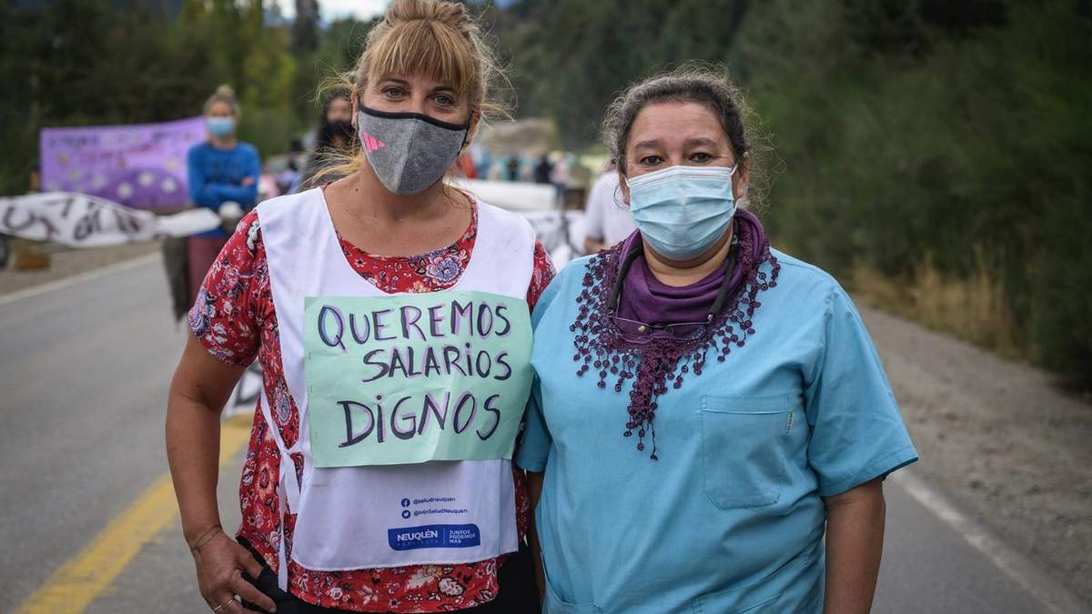Trabajadores autoconvocados. Fuente: (Instagram)