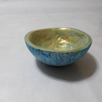 Con un bowl de telgopor, hacé este cuenco simil piedra ideal para darle un toque rústico a tu casa