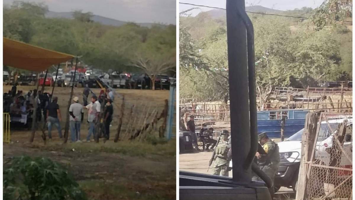 Imágenes del festejo difundidas por vecinos en redes