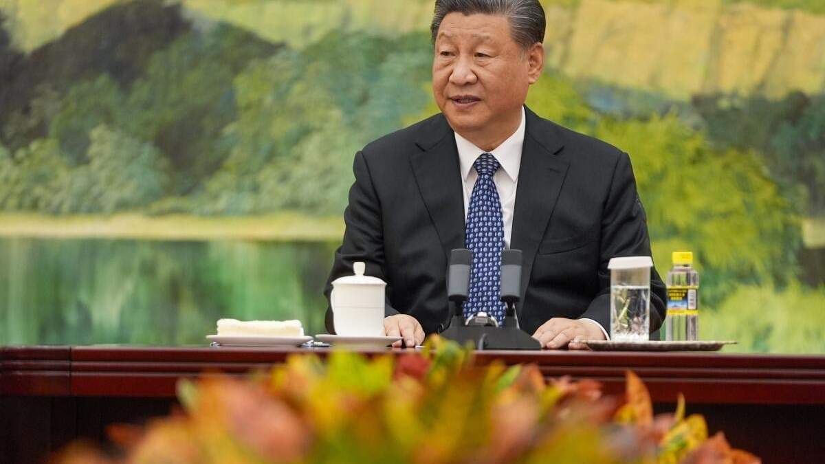 El presidente chino Xi Jinping en Beijing