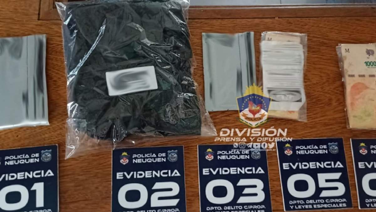 El hombre detenido robó en enero una mochila con dinero. Fuente: (Policía Neuquén)