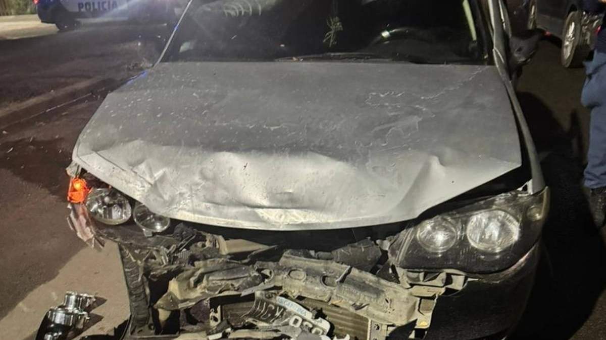 El conductor del vehículo circulaba con 2,45 gramos de alcohol por litro de sangre. Fuente: (La Angostura Digital)