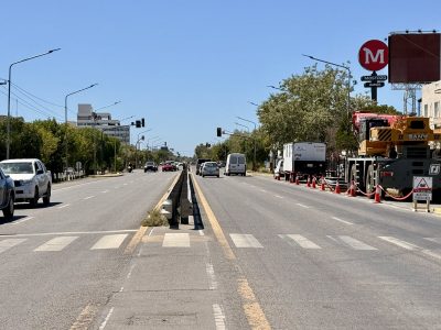 Avenida Mosconi en obra: cortarán el tránsito entre Avenida Olascoaga y Chubut