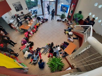 En Fresnillo, enseñan a niños en curso de verano a cómo actuar ante una balacera (Video)