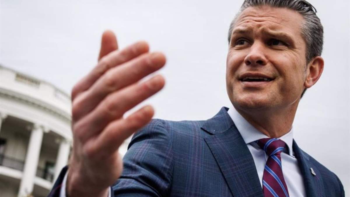 El secretario de Defensa de Estados Unidos, Pete Hegseth