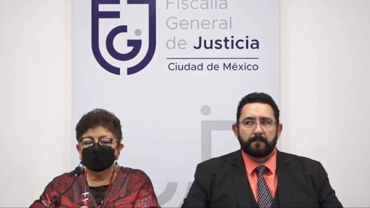 La fiscal Ernestina Godoy y el vocero Ulises Lara